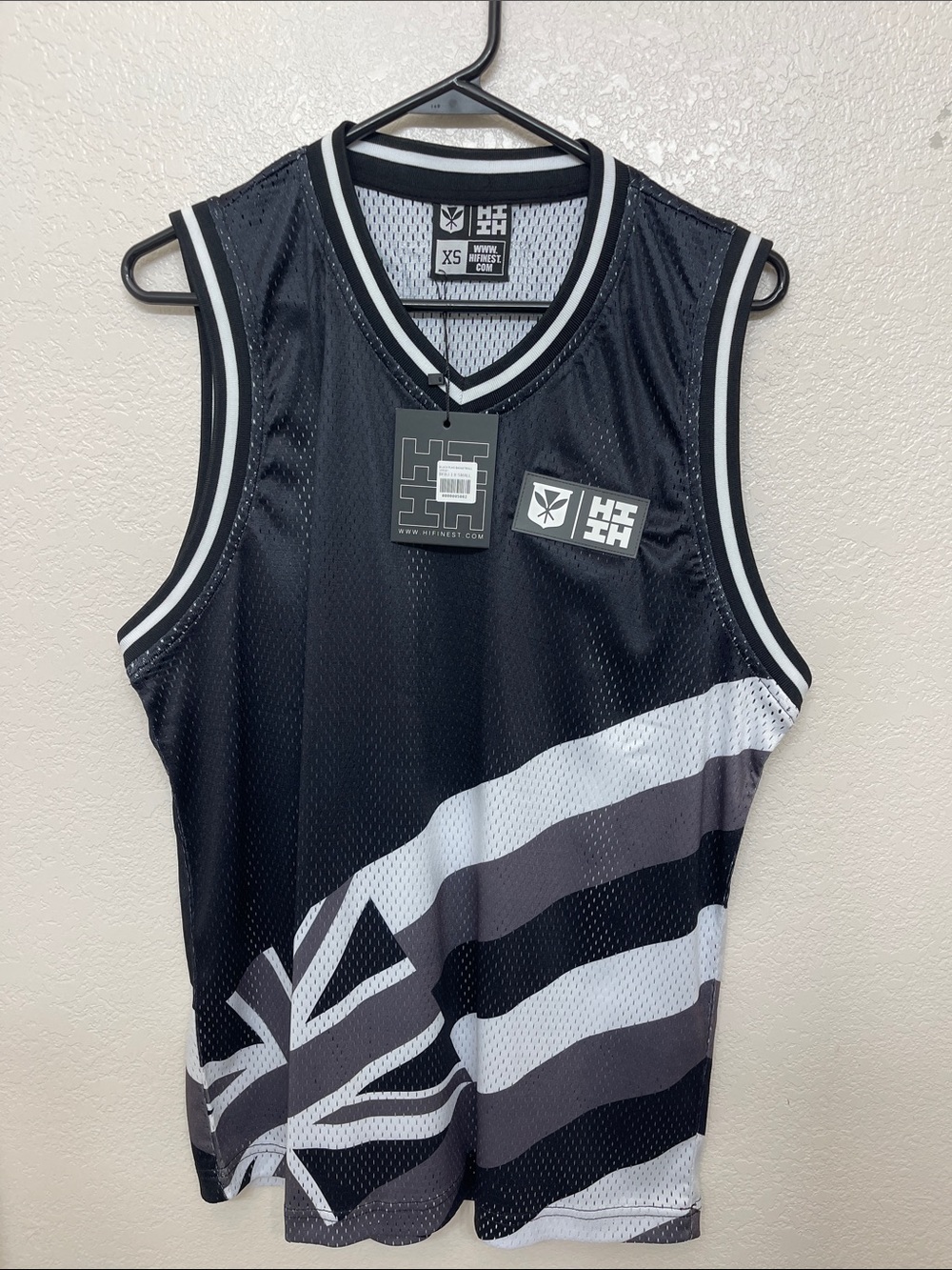 Hawaiis Finest Black Athletic Mesh Jersey